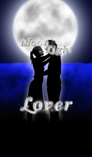 [LINE着せ替え] 月明かりの恋人の画像1