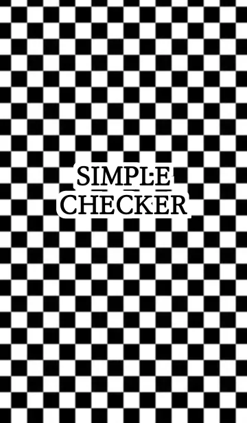 [LINE着せ替え] SIMPLE CHECKERの画像1