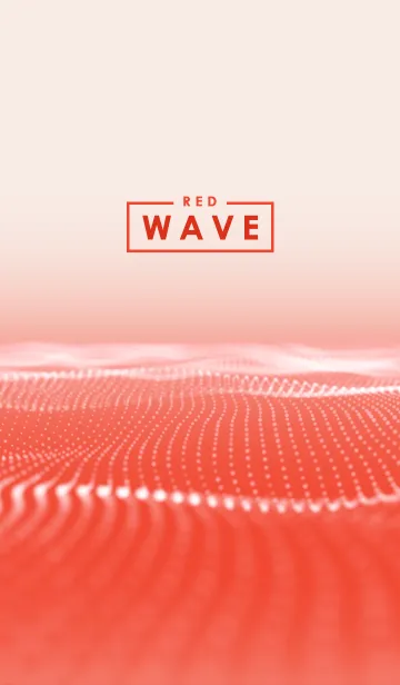 [LINE着せ替え] Red Wave (Light)の画像1