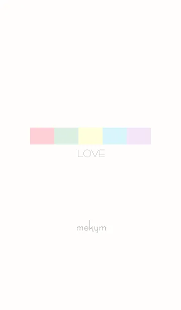 The simple 5 colors...の着せ替えメイン画像
