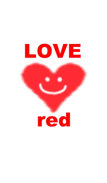 [LINE着せ替え] LOVE red colorの画像1