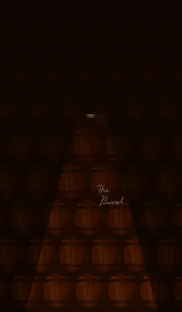 A barrel sleeping at the wineryの着せ替えメイン画像