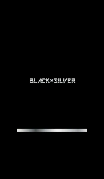 [LINE着せ替え] BLACK+SILVERの画像1