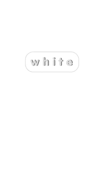[LINE着せ替え] White Button themeの画像1