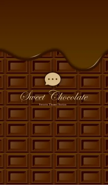 [LINE着せ替え] Sweet Chocolate ビターチョコのきせかえの画像1