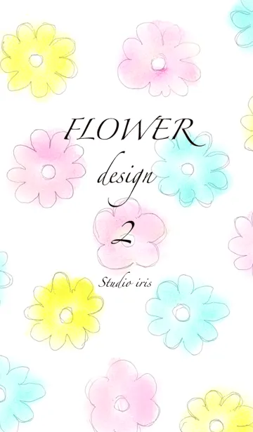 [LINE着せ替え] FlOWER design #2の画像1