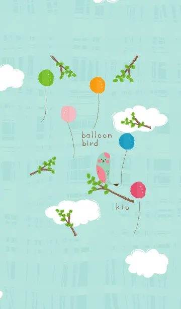 [LINE着せ替え] balloon bird 3の画像1