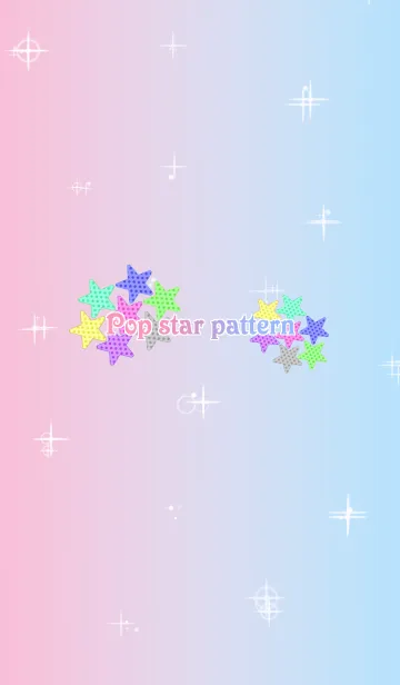 [LINE着せ替え] Pop star patternの画像1