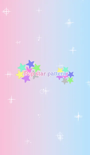 Pop star patternのLINE着せ替え