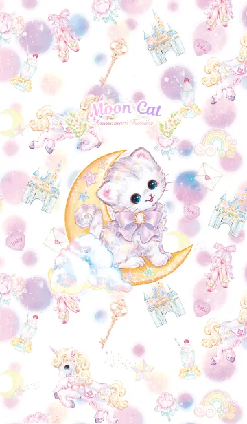 [LINE着せ替え] Love Moon Catの画像1