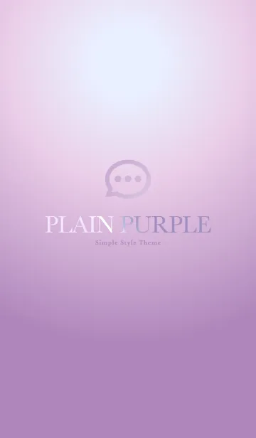 [LINE着せ替え] Plain Purple シンプルなピンクパープルの画像1