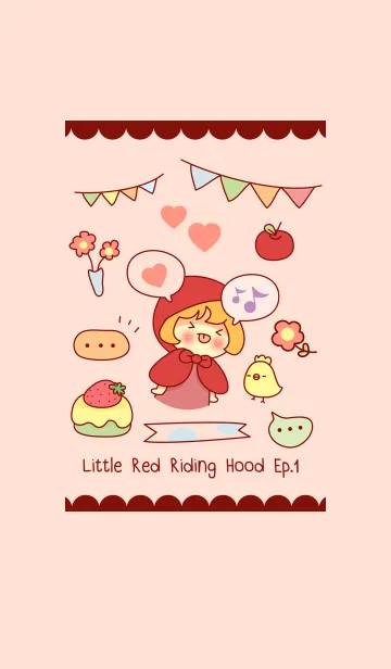 [LINE着せ替え] Little Red Riding Hood Ep.1の画像1