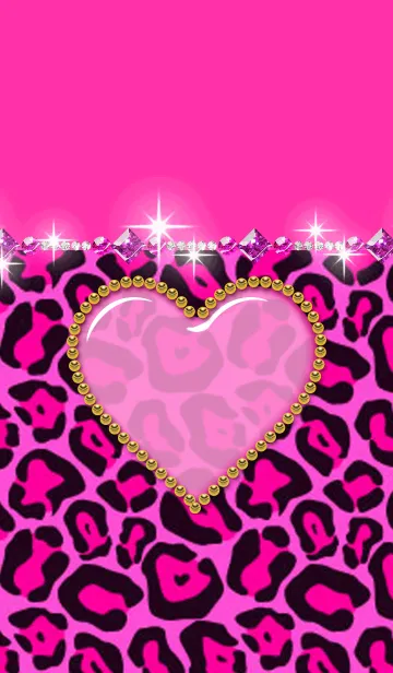 [LINE着せ替え] Pink leopard and bijouの画像1