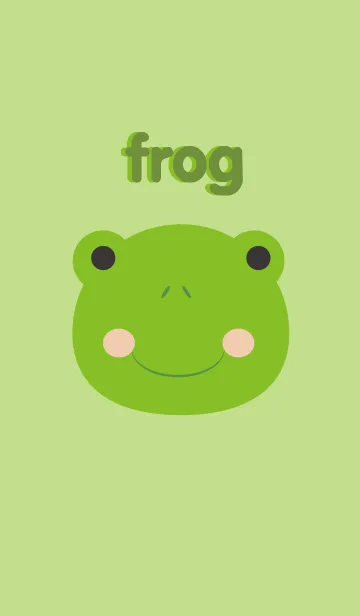 [LINE着せ替え] Simple frog theme v.2の画像1