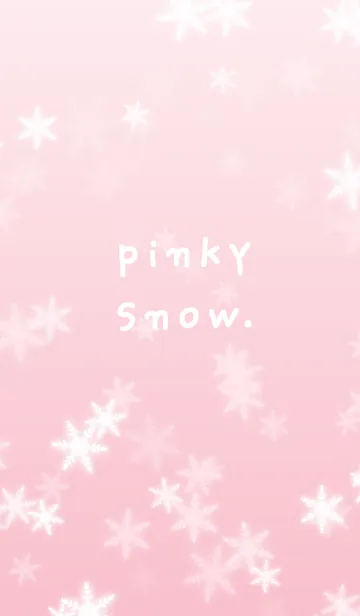 ピンクの雪 pinky snow.の着せ替えメイン画像