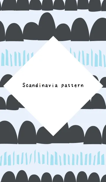 [LINE着せ替え] 北欧の山・パターンの画像1