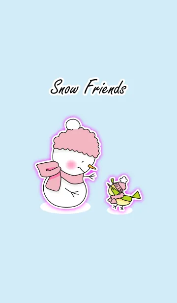 [LINE着せ替え] スノーフレンズの画像1
