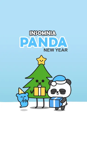 [LINE着せ替え] INSOMNIA PANDA 3 NEW YEARの画像1
