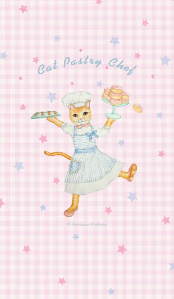 [LINE着せ替え] Cat Pastry Chefの画像1