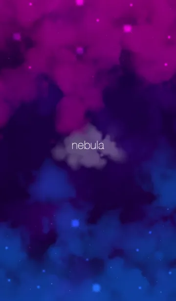 [LINE着せ替え] Pink and blue nebulaの画像1
