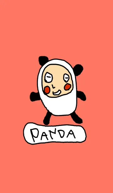 [LINE着せ替え] パンダマンのきせかえの画像1