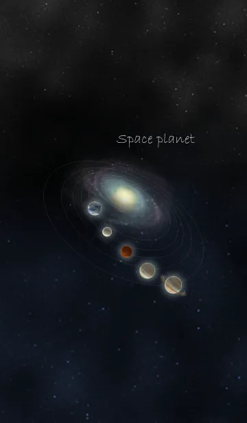 [LINE着せ替え] 宇宙の惑星の着せ替え(アップデートver.)の画像1