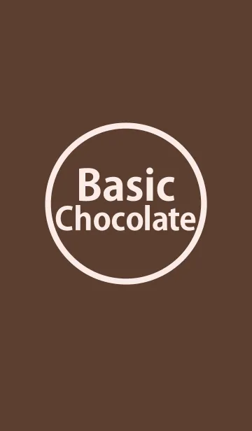 [LINE着せ替え] Basic Chocolateの画像1