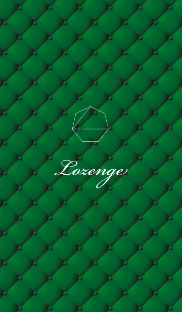 [LINE着せ替え] Lozenge-Greenの画像1
