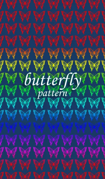 butterfly patternの着せ替えメイン画像