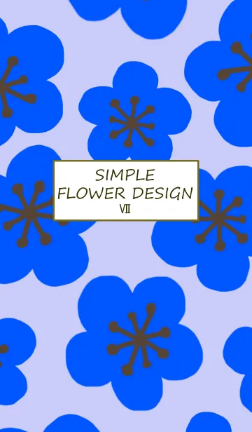 [LINE着せ替え] SIMPLE FLOWER DESIGN 7の画像1