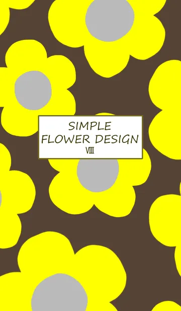 [LINE着せ替え] SIMPLE FLOWER DESIGN 8の画像1