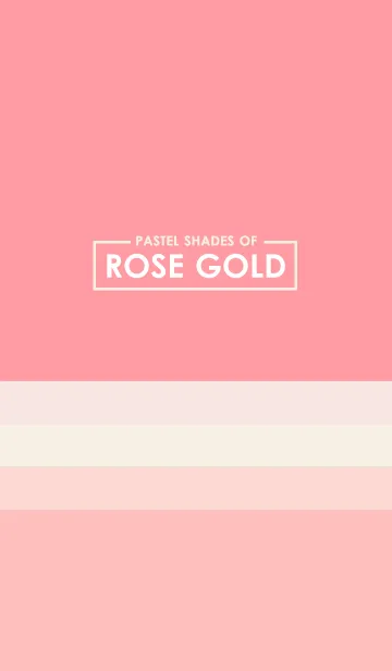 [LINE着せ替え] Pastel Shades of Rose Goldの画像1