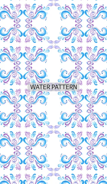 [LINE着せ替え] water pattern_02の画像1