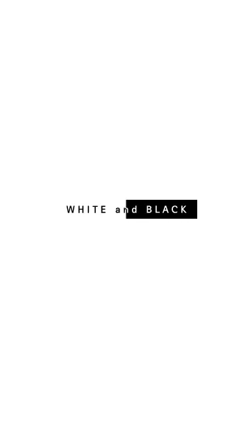 [LINE着せ替え] White and black simple themeの画像1