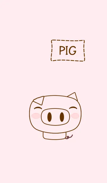 [LINE着せ替え] Lovely Pig Fat2の画像1