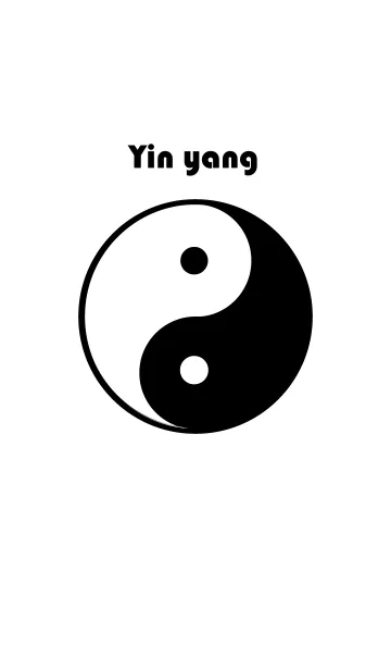 [LINE着せ替え] Yin yang Theme.の画像1