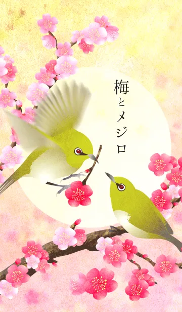 梅とメジロの着せ替えメイン画像