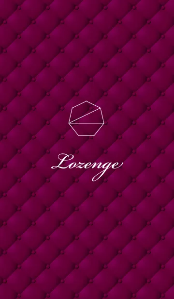 [LINE着せ替え] Lozenge-Rose Redの画像1