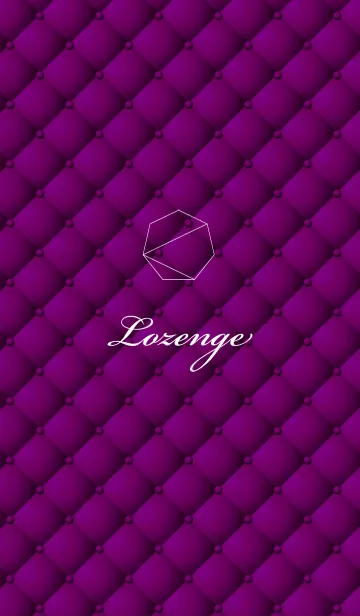 [LINE着せ替え] Lozenge-Dark Purpleの画像1