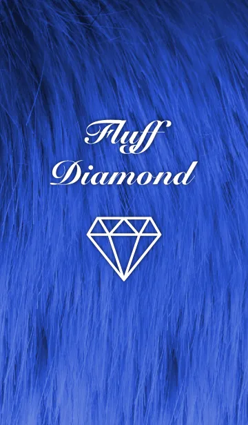 [LINE着せ替え] Fluff Diamond- Dark blueの画像1