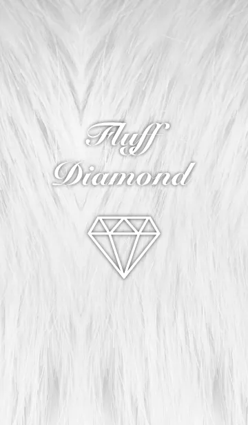 [LINE着せ替え] Fluff Diamond- Light grayの画像1