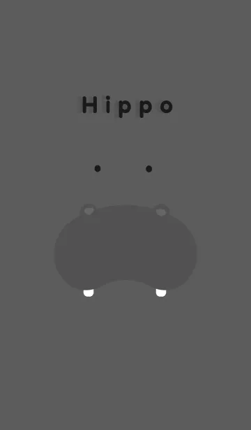 [LINE着せ替え] Simple Hippo themeの画像1
