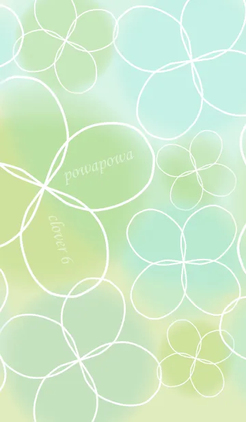 [LINE着せ替え] powapowa clover 6の画像1