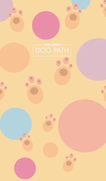 [LINE着せ替え] 犬PATHパステル（プレミアム）の画像1