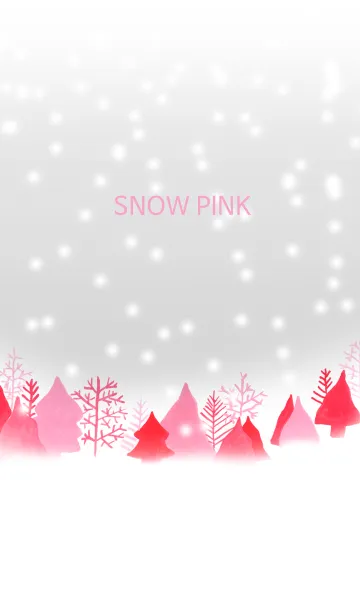 [LINE着せ替え] snow pink_02の画像1