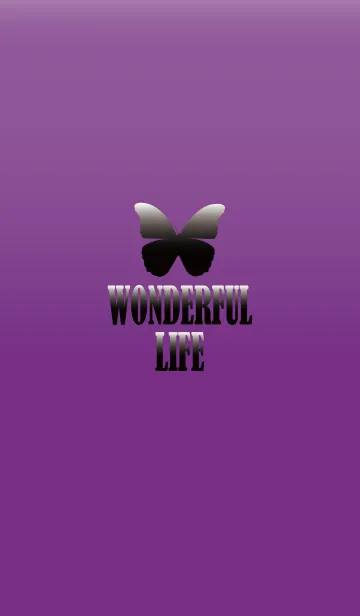 [LINE着せ替え] Purple and black theme.の画像1