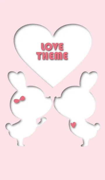[LINE着せ替え] LOVE THEME PINK.の画像1