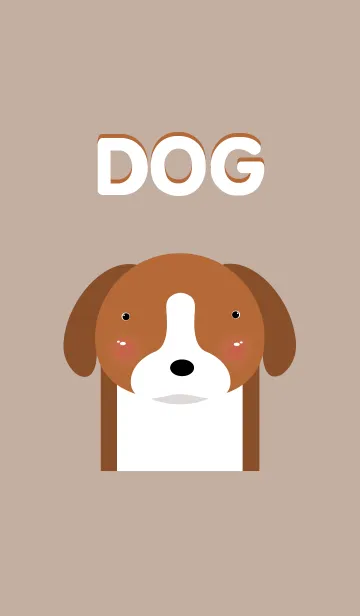 [LINE着せ替え] Simple dog themeの画像1