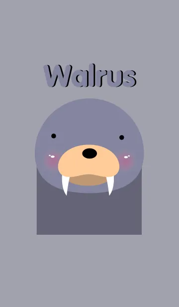 [LINE着せ替え] Simple Walrus themeの画像1
