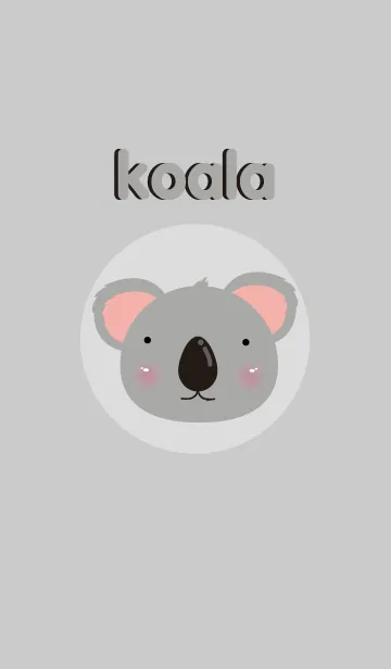 [LINE着せ替え] Simple koala theme v.2の画像1
